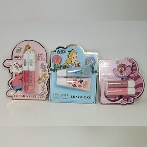Alice in Wonderland Lip Gloss and Balm Set